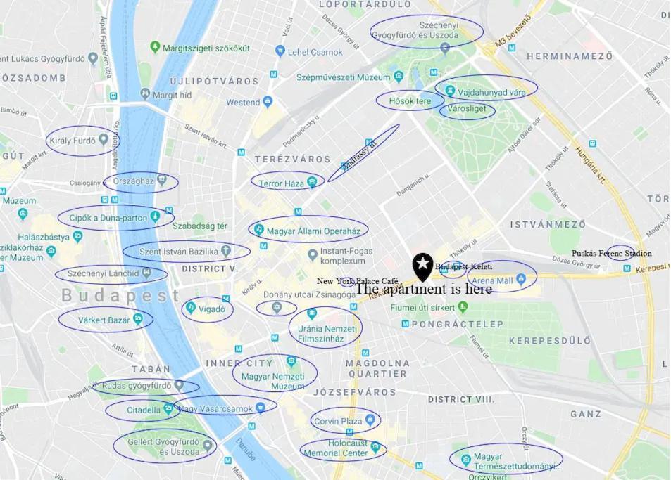 Keleti Apartment City Center Big Flat Bedroom Private Use ブダペスト エクステリア 写真